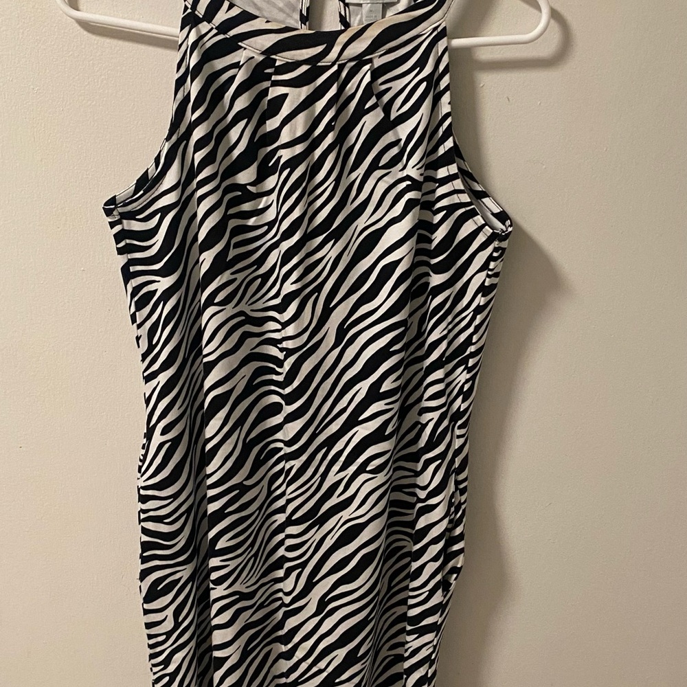 New York & Co Zebra Print Dress